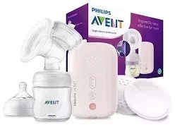 PHILIPS AVENT - laktator elektryczny z butelką Natural 125 ml