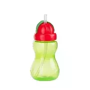 CANPOL BABIES - bidon ze składaną rurką silikonową 270ml | Zielony