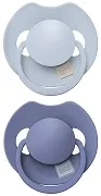 LOVI Prime - 2 x smoczek silikonowy dynamiczny 6-18 m | Baby Blue/Blue