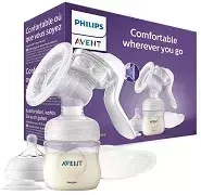 PHILIPS AVENT - laktator ręczny z butelką Natural 125 ml