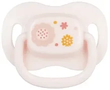 CANPOL BABIES Newborn Baby - smoczek uspokajający silikon 0-6 m symetryczny | różowy