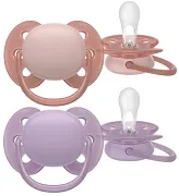 PHILIPS AVENT Ultra Soft - smoczek ortodontyczny 2 szt. | 6-18 m