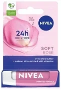 NIVEA - pielęgnująca pomadka do ust | Soft Rose