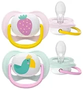 PHILIPS AVENT Ultra Air Happy - smoczek ortodontyczny 2 szt. | 0-6 m