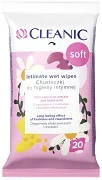 CLEANIC Soft - chusteczki do higieny intymnej | 20 szt.