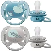 PHILIPS AVENT Ultra Soft - smoczek ortodontyczny 2 szt. | 6-18 m