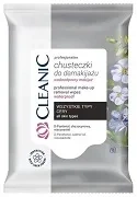 CLEANIC Wodoodporny Makijaż - profesjonalne chusteczki do demakijażu | 10 szt.