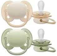 PHILIPS AVENT Ultra Soft - smoczek ortodontyczny 2 szt. | 0-6 m