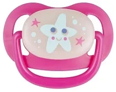 CANPOL BABIES Love & Sea - smoczek uspokajający silikon 6-18 m anatomiczny | różowy