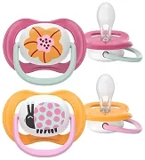 PHILIPS AVENT Ultra Air Happy - smoczek ortodontyczny 2 szt. | 6-18 m