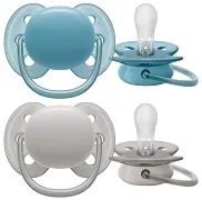 PHILIPS AVENT Ultra Soft - smoczek ortodontyczny 2 szt. | 6-18 m