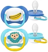 PHILIPS AVENT Ultra Air Happy - smoczek ortodontyczny 2 szt. | 6-18 m