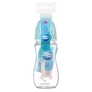 CANPOL BABIES - butelka szeroka antykolkowa 300 ml PP EasyStart | EXOTIC ANIMALS zielona