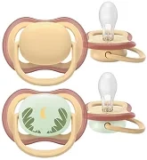 PHILIPS AVENT Ultra Air Day&Night - smoczek ortodontyczny 2 szt. | 0-6 m