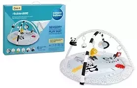 CANPOL BABIES - mata edukacyjna sensoryczna z lusterkiem | BabiesBoo