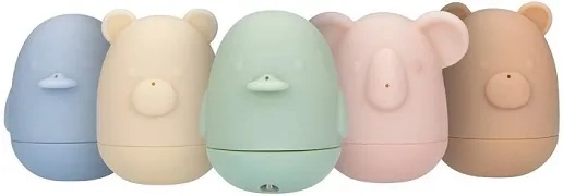 ALECTO BT5 - zestaw 5 zabawek do kąpieli z termometrem