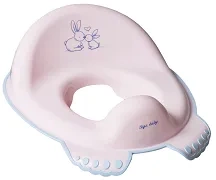 TEGA BABY - antypoślizgowa nakładka sedesowa Króliczki | różowa