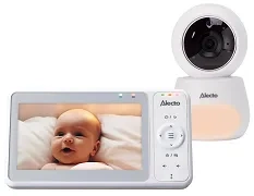 ALECTO DVM2050 - niania elektroniczna z ruchomą kamerą HD, lampką nocną i wyświetlaczem 5''