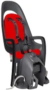 HAMAX Caress - fotelik rowerowy montowany na bagażniku | Dark grey/red