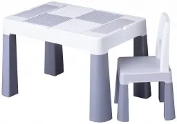 TEGA BABY Multifun Eco - wielofunkcyjny stolik z krzesełkiem | Szary