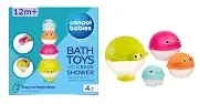 CANPOL BABIES - zestaw kreatywnych zabawek do kąpieli z deszczownicą | OCEAN