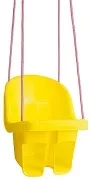 TEGA BABY - huśtawka kubełkowa | Żółta