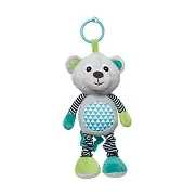 CANPOL BABIES - pluszowa zabawka z pozytywką 0m+ BEARS | szara