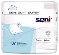 SENI Soft Super - podkłady higieniczne 60 x 60 cm | 30 szt.
