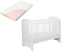 YOONCO - łóżeczko niemowlęce Soni + materac Air | Białe