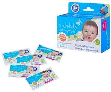 BRUSH-BABY TeethingWipes - gaziki higieniczne z rumiankiem 20 szt.