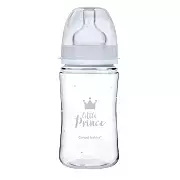 CANPOL BABIES - butelka szeroka antykolkowa 240 ml PP EasyStart | ROYAL BABY  niebieska