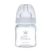 CANPOL BABIES - butelka szeroka antykolkowa120 ml PP EasyStart | ROYAL BABY niebieska