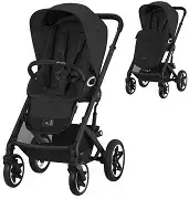 CYBEX Talos S Lux 2023 - wózek spacerowy | Moon Black (Black Frame)