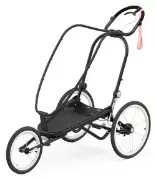 CYBEX Zeno - stelaż do przyczepki  | Black With Pink Details