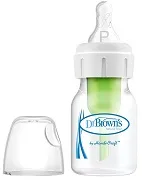 DR BROWN'S Options+ - antykolkowa, wąska butelka standard 60 ml, poziom P | 0 m+ (wcześniak)