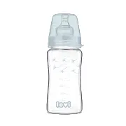 LOVI - butelka szklana Diamond Glass 250 ml Botanic | 3m+