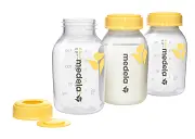 MEDELA - zestaw: 3 butelki na pokarm 150ml | 0 m+