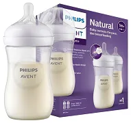 PHILIPS AVENT Natural Response - 2 responsywne butelki antykolkowe 260 ml | 1 m+