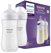 PHILIPS AVENT Natural Response - 2 responsywne butelki antykolkowe 330 ml | 3 m+