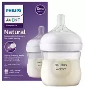 PHILIPS AVENT Natural Response - responsywna butelka antykolkowa 125 ml | 0 m+