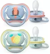 PHILIPS AVENT Ultra Air - smoczek ortodontyczny 2 szt. | 0-6 m