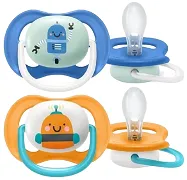 PHILIPS AVENT Ultra Air - smoczek ortodontyczny 2 szt. BOY | 6-18 m