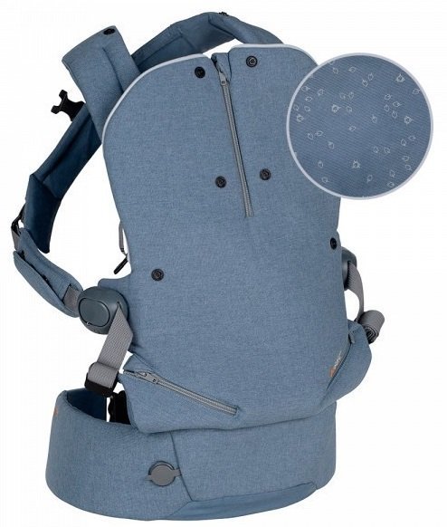 BESAFE iZi Haven Premium - nosidełko dla dziecka 0-15 kg | Niebieskie
