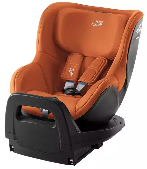 BRITAX ROMER Dualfix PRO M - obrotowy fotelik samochodowy 0-19 kg | Golden Cognac