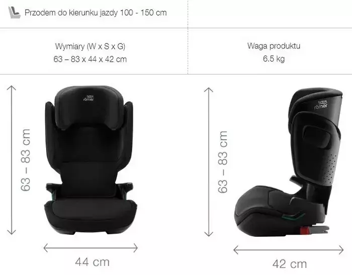 M+O  Car seat Britax Römer Kidfix i-Size (100-150 cm)