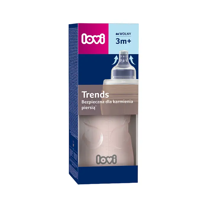 LOVI - butelka Trends 250 ml 3m+ | Pink