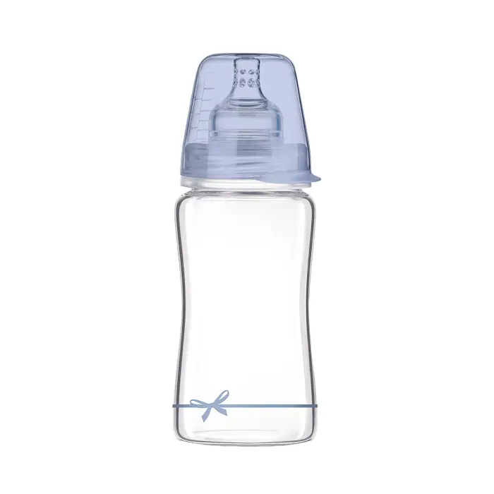 LOVI - butelka szklana Diamond Glass 250 ml Baby Shower Boy | 3m+