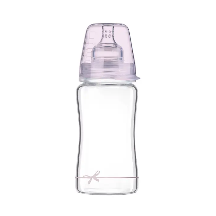 LOVI - butelka szklana Diamond Glass 250 ml Baby Shower Girl | 3m+