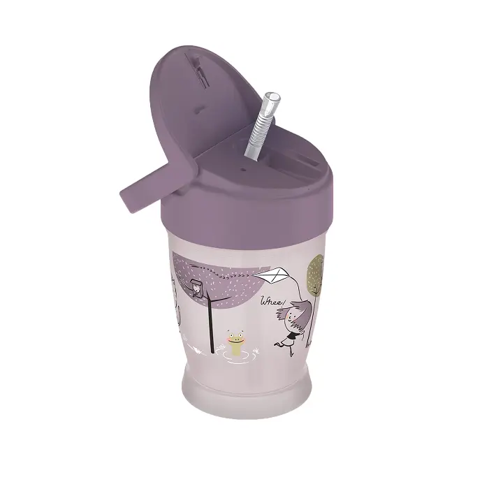 LOVI - kubek ze słomką Freestyle 250 ml Lovely Girl | 11m+