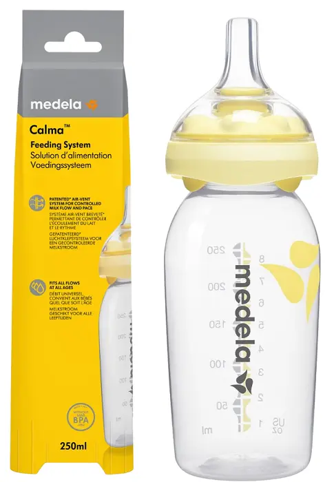 MEDELA - butelka 250ml ze smoczkiem CALMA